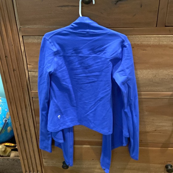 Bluish purple ivivva by lulu long sleeve drape - Picture 3 of 3